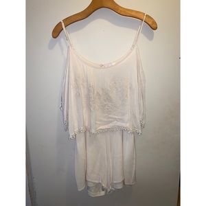 Francesca’s Cream Romper